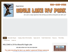 Tablet Screenshot of eaglelakeandrv.com